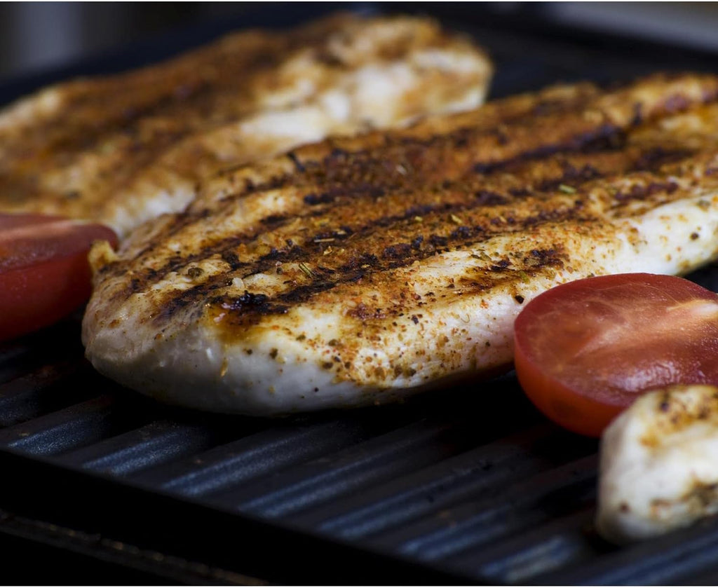 Eurolux Premium Grill Plate with handles, 41 x 24 x 2.5cm, Grooved, Induction Friendly, Made in Germany