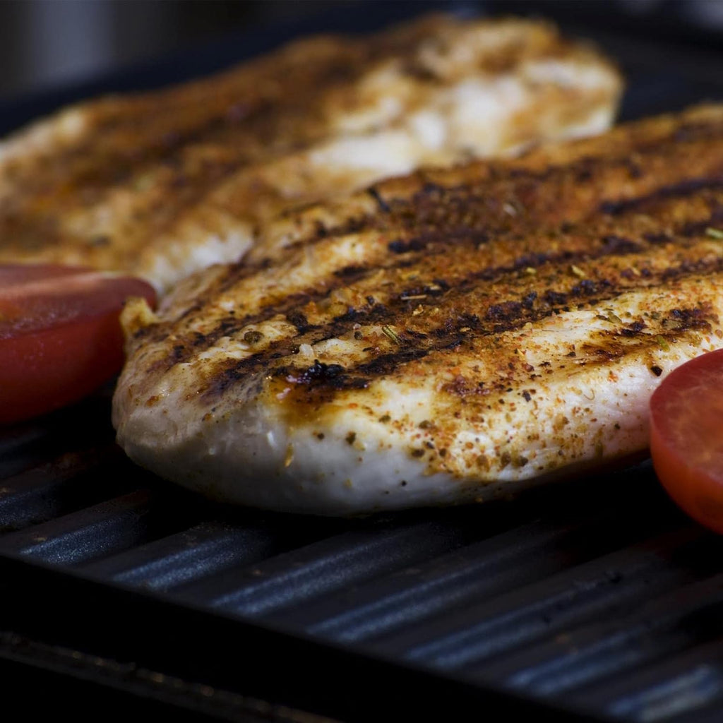 Eurolux Premium griddle 43 x 28 x 2,5 cm, smooth, half-grooved or grooved, Induction friendly, Made in Germany