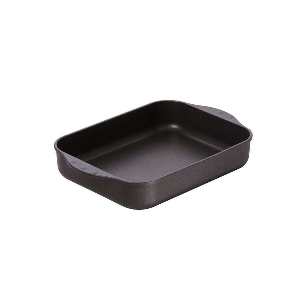 Eurolux Premium Roasting Pan 32 x 25 x 7 cm, Induction friendly, Incl. glass lid, Made in Germany