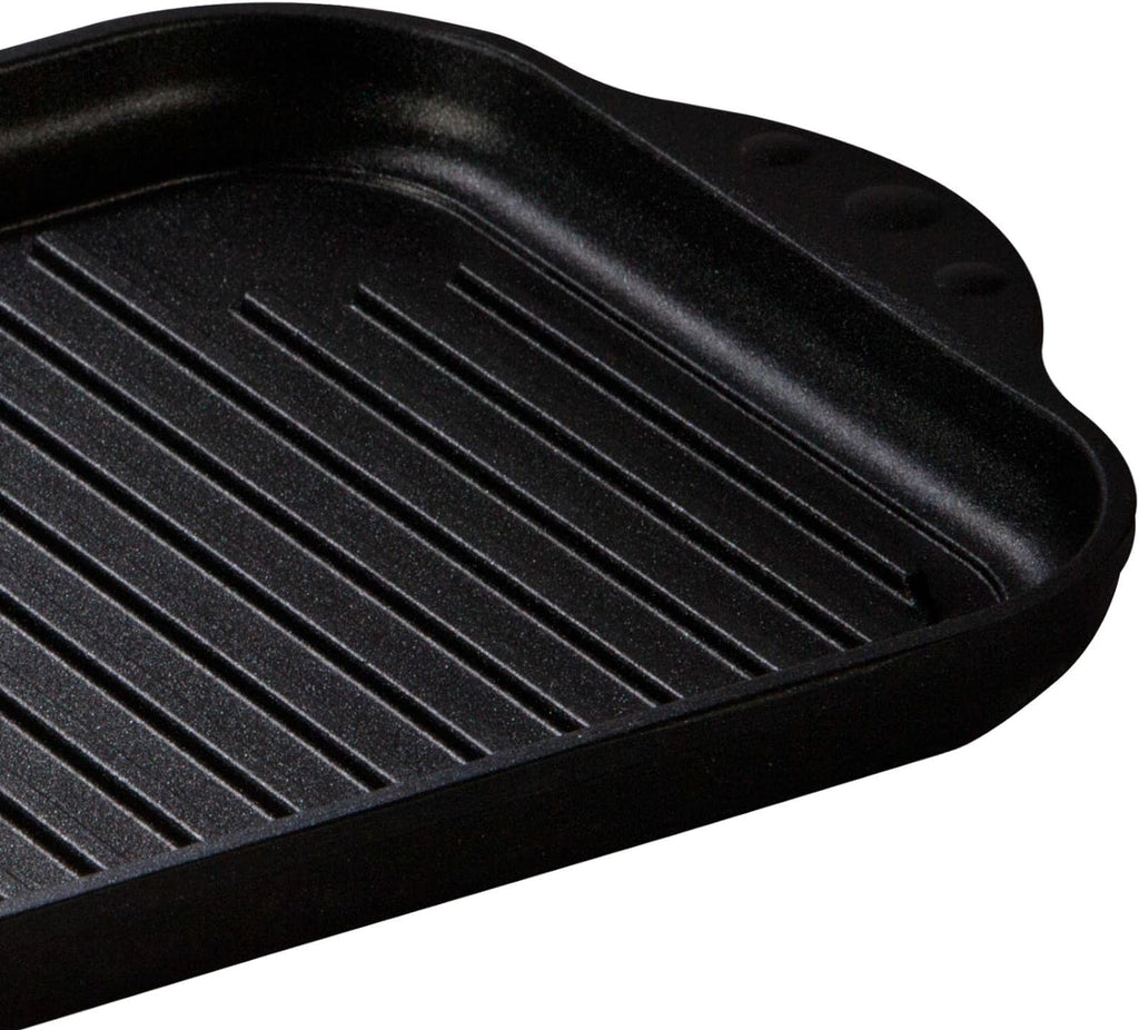 Eurolux Premium Grill Plate 36.5 x 21.5cm, Induction Friendly, Made in Germany