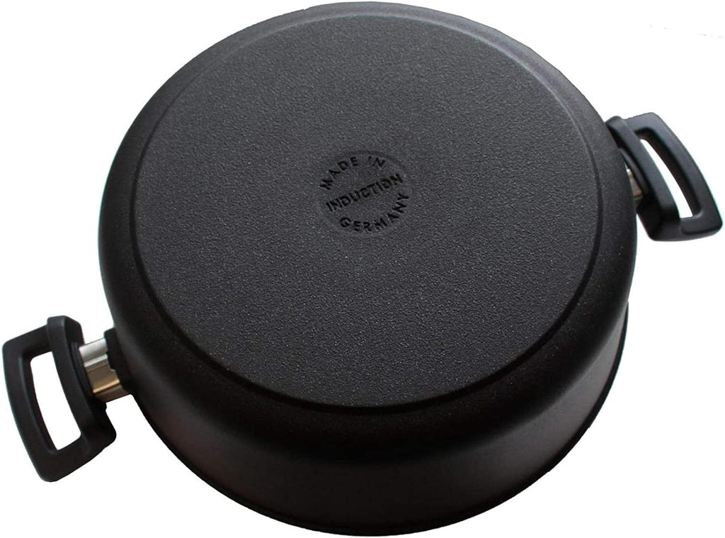 Eurolux premium cooking pot, Ø 24, & 28 cm, Induction friendly, Including lid, Made in Germany