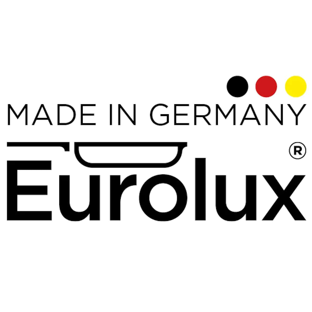 Eurolux full glass lid Ø 16 - 32 cm, including lid Knob, Made in Germany